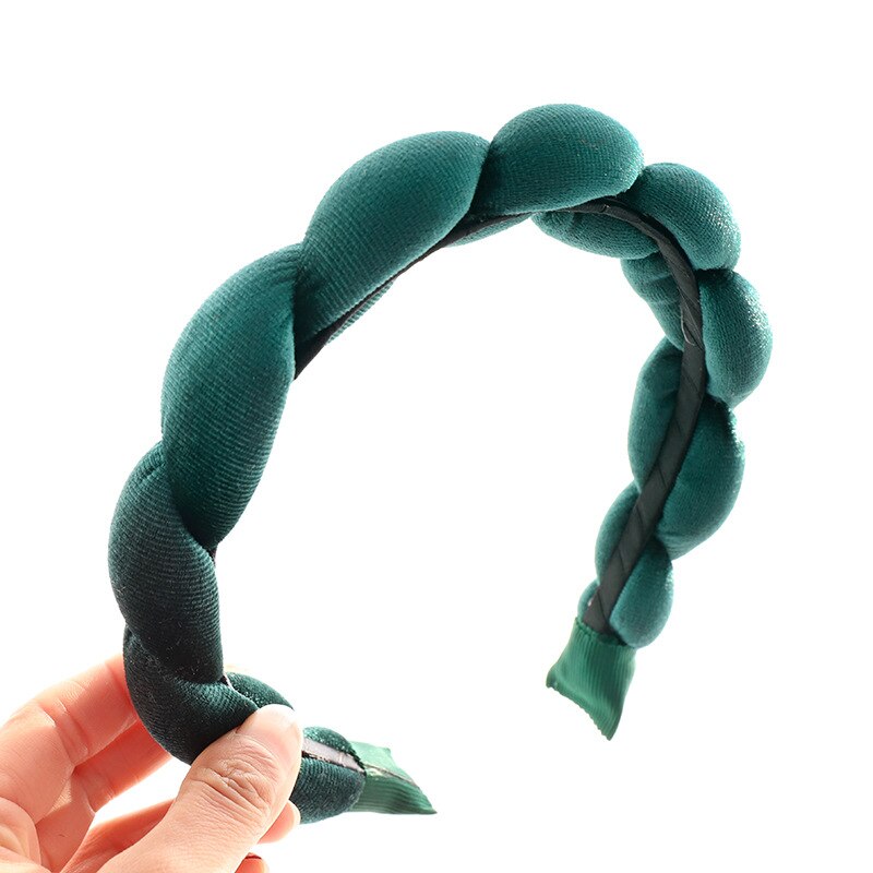 Velvet Braid Headband for Autumn & Winter