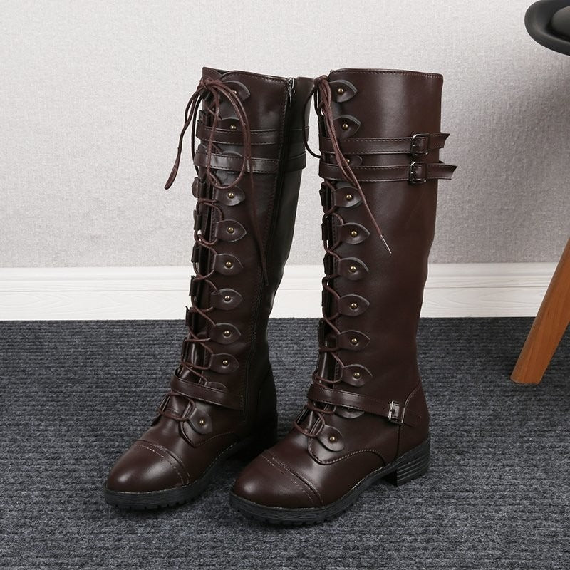 Oversized Knight Boots for Women - Harajuku Style