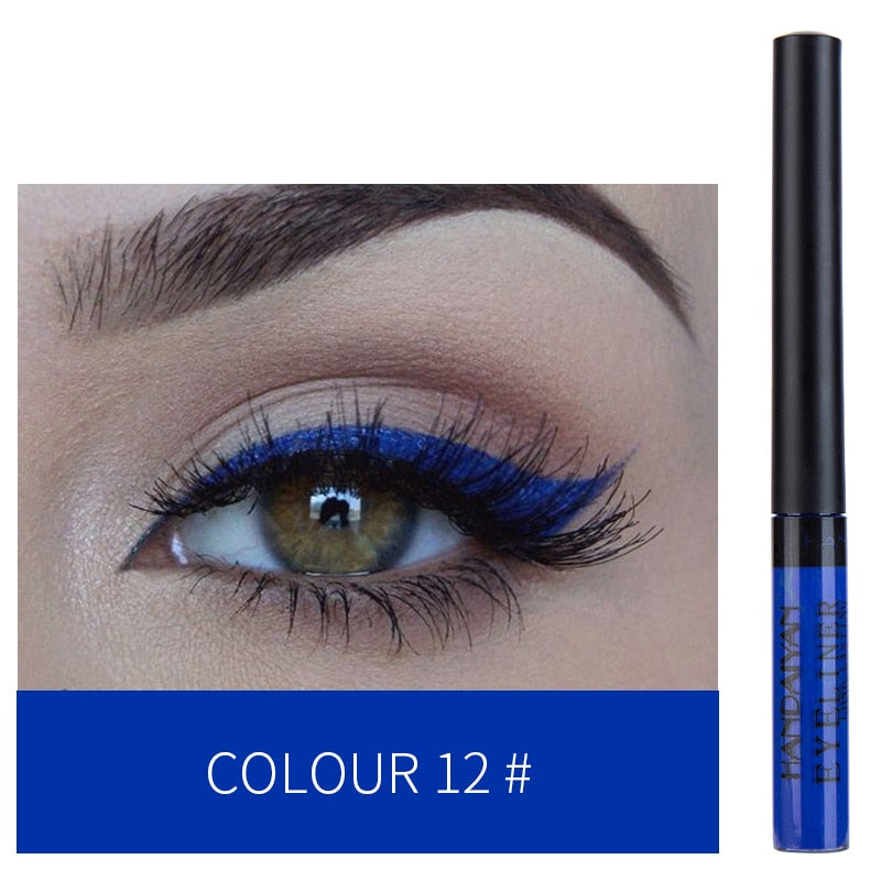 12 Color Waterproof Liquid Eyeliner - Harajuku Style
