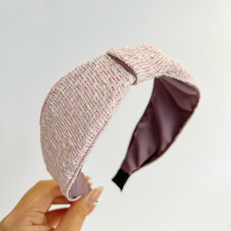 Red Broken Hair Knot Headband
