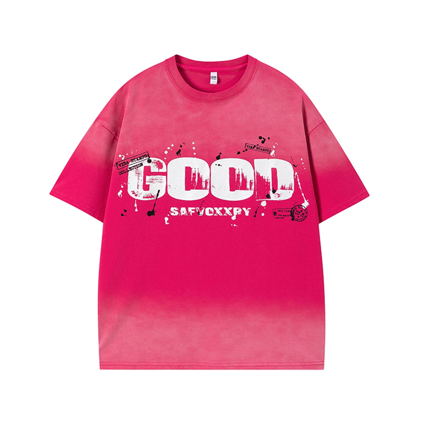 Casual Round Neck Short Sleeve T-Shirt for Men and Women