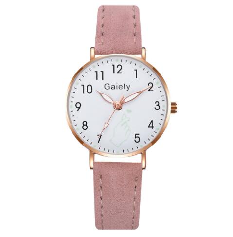 Vintage Harajuku Style Women's Leather Strap Watch
