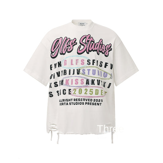 Lazy Color Dopamine Print Unisex T-Shirt