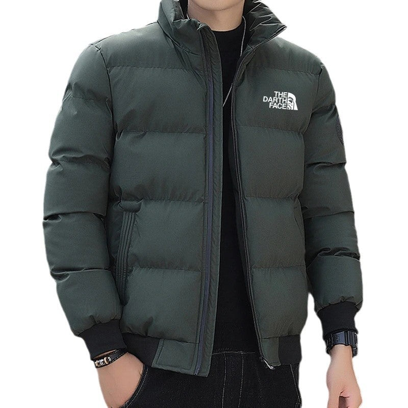 Men's Thickened Stand-Up Collar Zipper Jacket - Harajuku Style