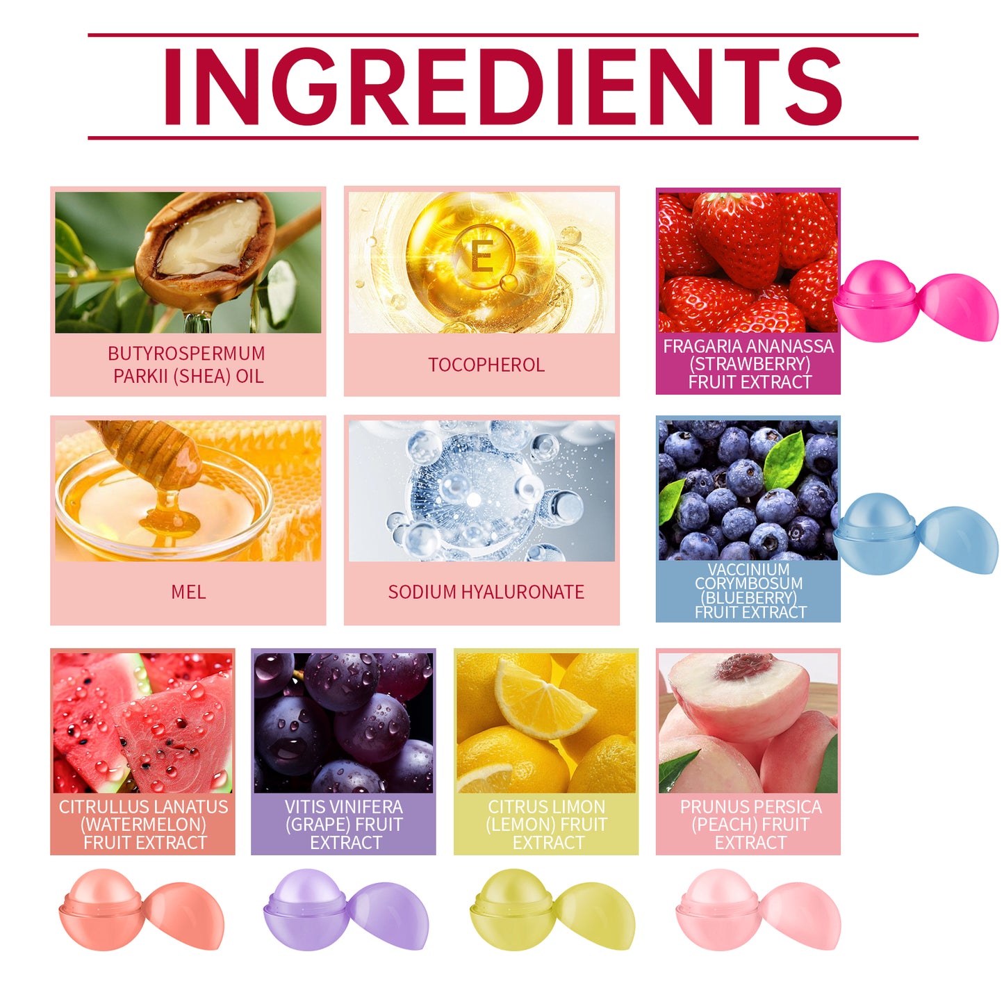 Sweet Hydration Lip Balm with Honey & Blueberry Extract