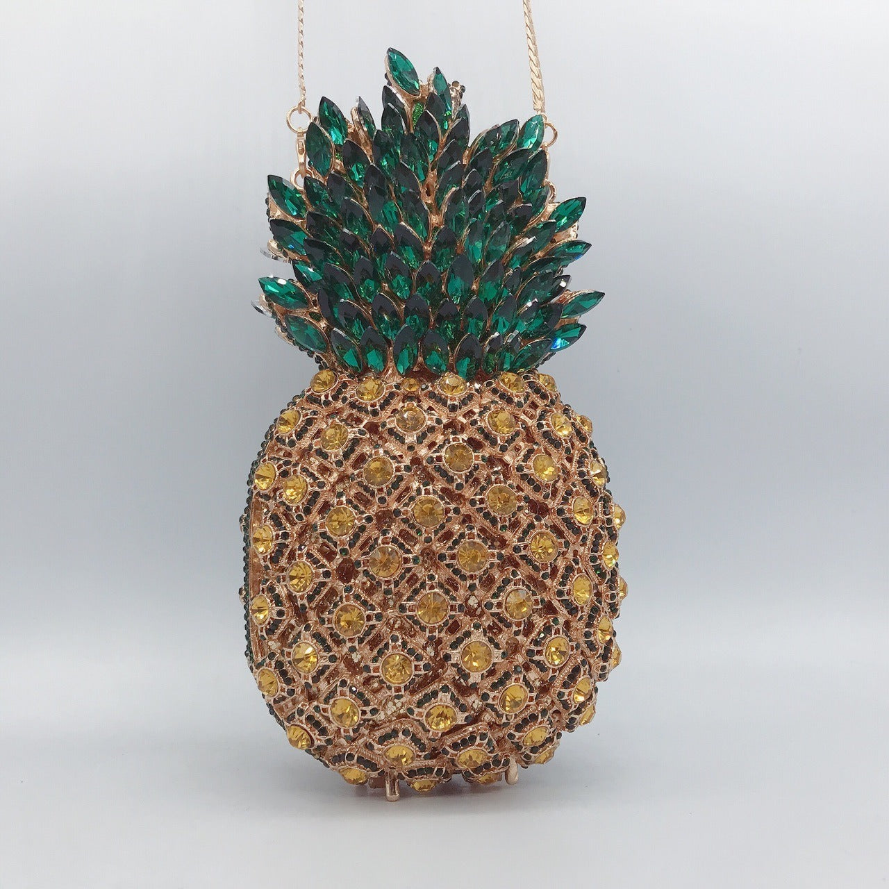 Pineapple Diamond Handheld Bag - Harajuku Style