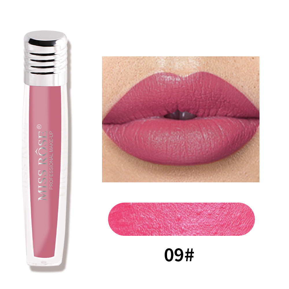 Candy Pearl Lip Gloss - Non-Sticky Velvet Finish