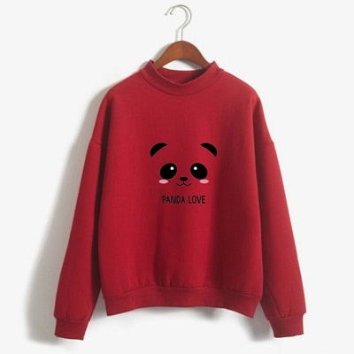 Kawaii Panda Printed Harajuku Sweatshirt for Women
