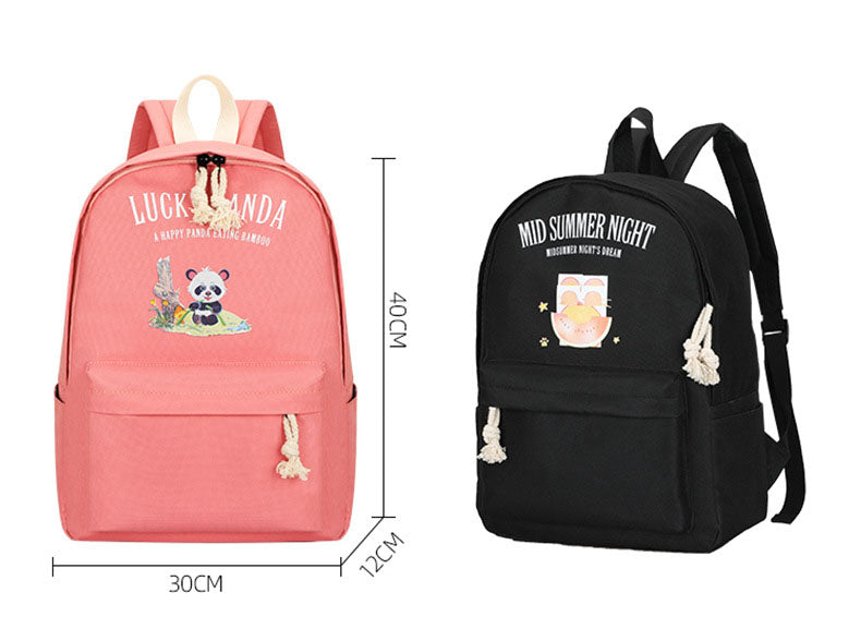 Harajuku-Inspired Anime Backpack for Students