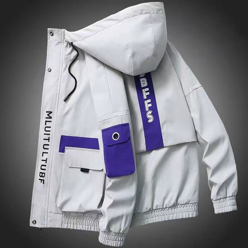 Men's Harajuku Casual Windbreaker Jacket