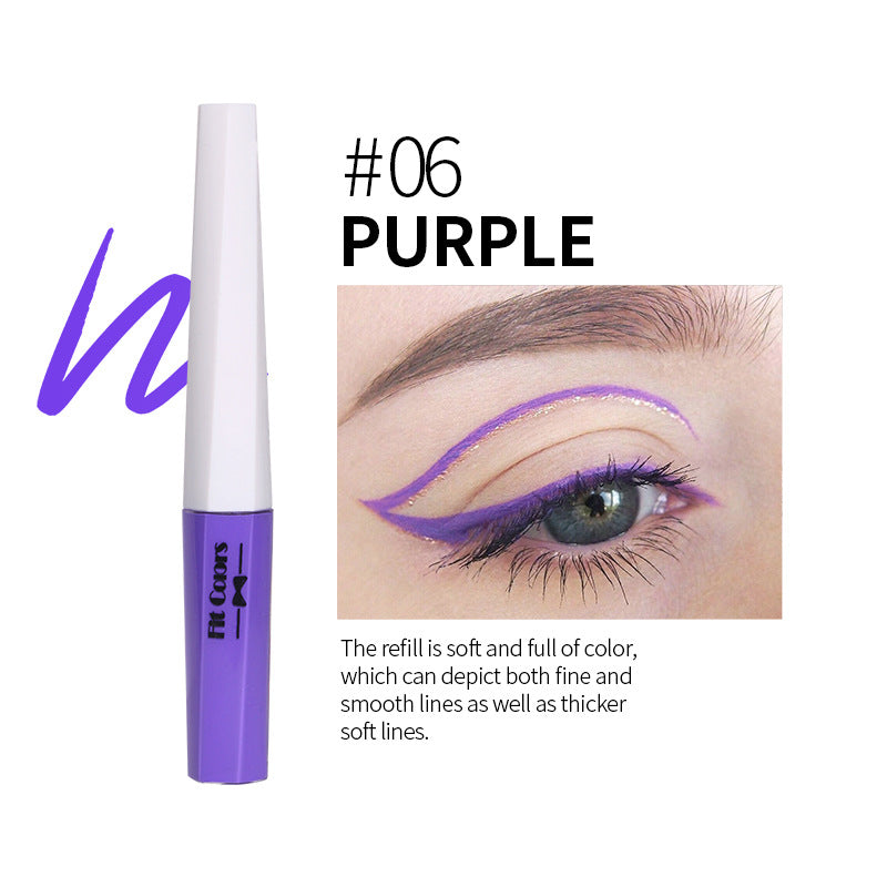 Rainbow Fluorescent Eyeliner - Waterproof & Quick-Drying