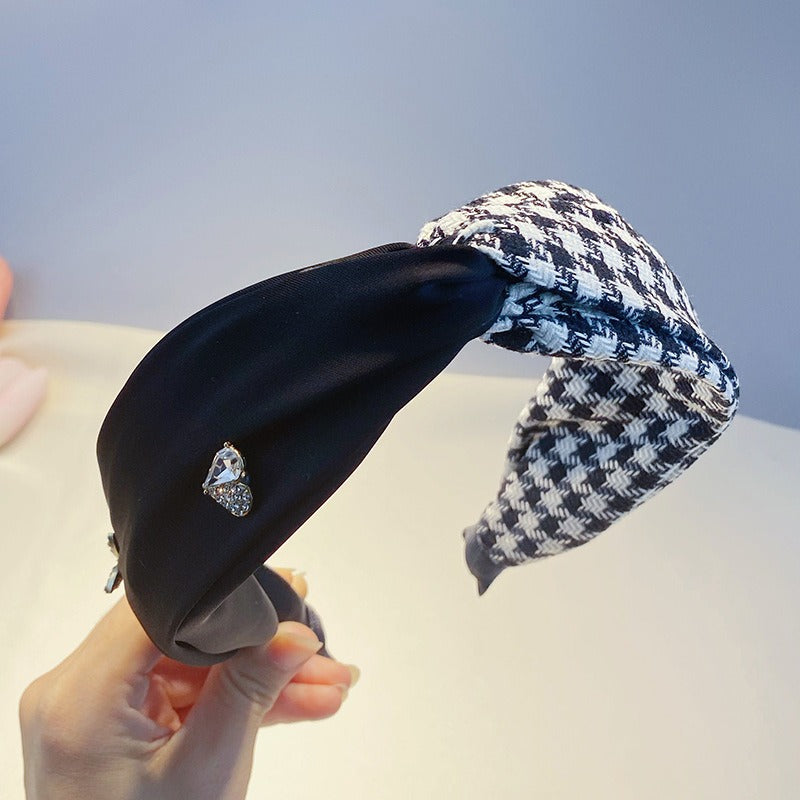 Thousand Birds Check Hair Band