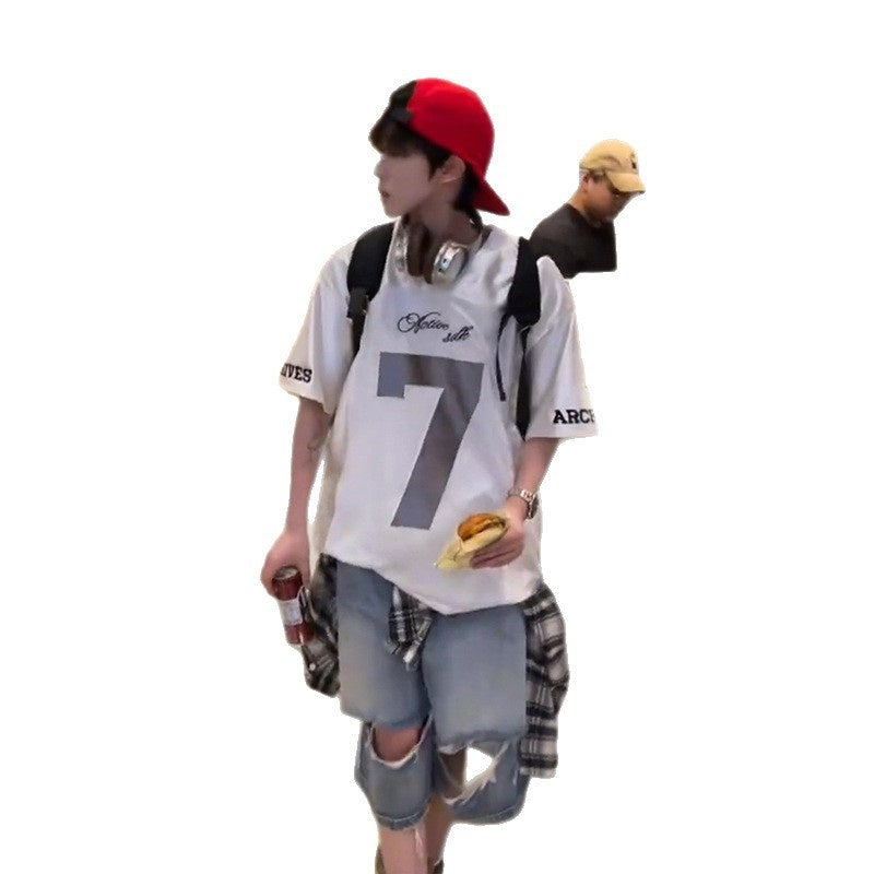 Short Sleeve Racing Suit - Harajuku Style