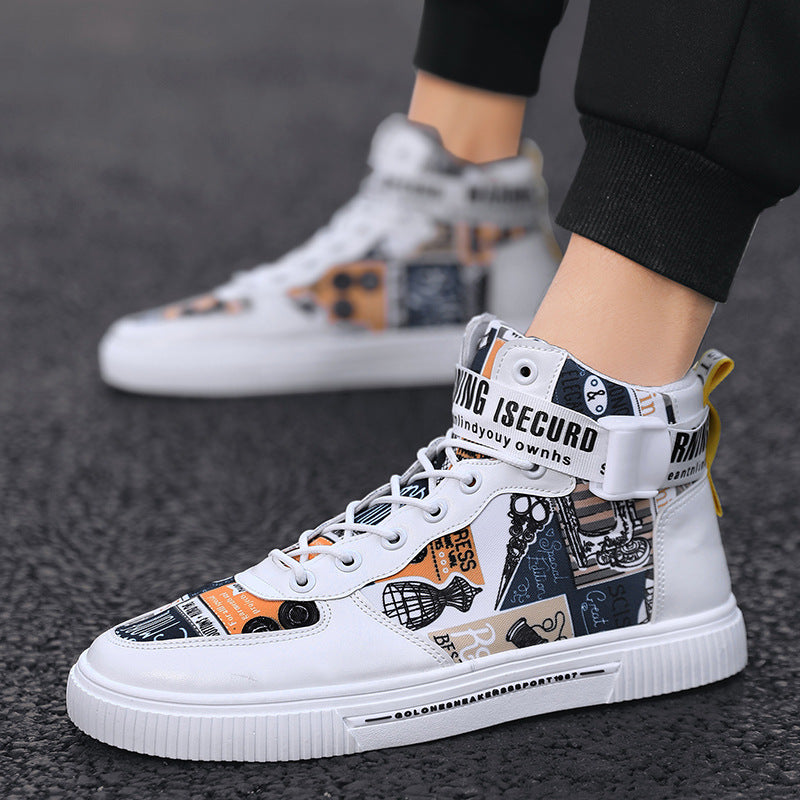 Harajuku High-Top Trendy Sneakers for Teens