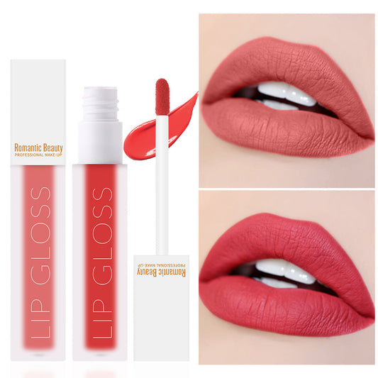 Velvet Matte Lip Glaze – Non-Stick Lip Gloss