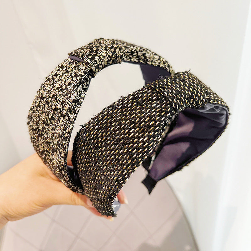 Red Broken Hair Knot Headband