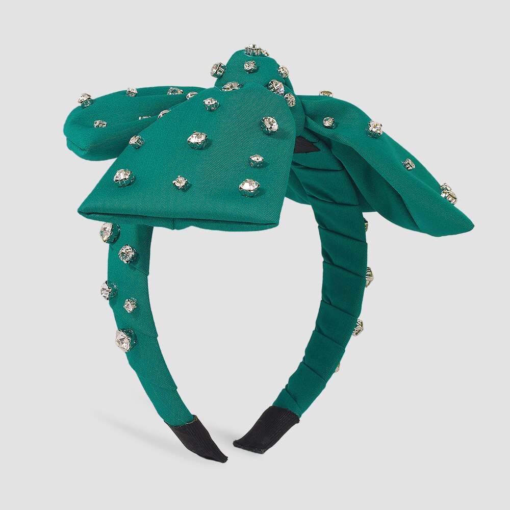Exaggerated Bow Knot Diamond Headband