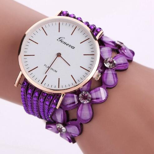 Crystal Diamond Women's Bracelet Watch - Harajuku Style