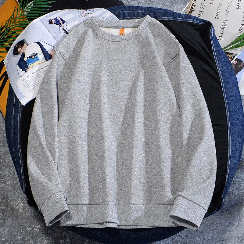 Harajuku Style Men's Casual Hoodie - Multicolor Cotton Fleece