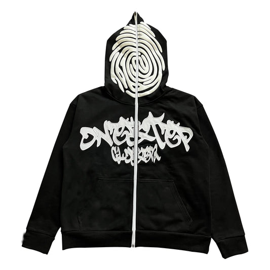 Trendy Harajuku Style Hoodie with Bold Letter Print