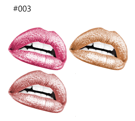 12 Colors Playful Glitter Metallic Lip Gloss - Waterproof & Moisturizing