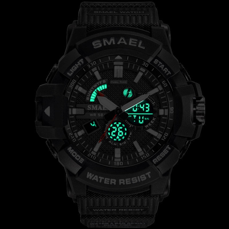 Men's Military Camouflage Waterproof Sport Watch