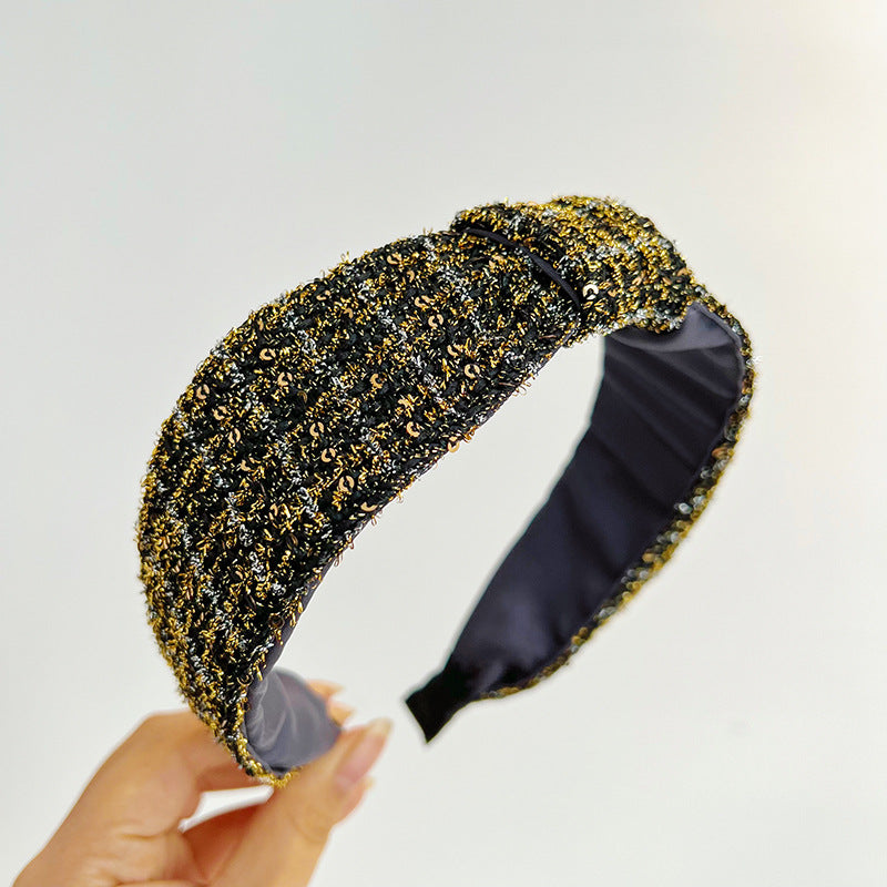 Red Broken Hair Knot Headband