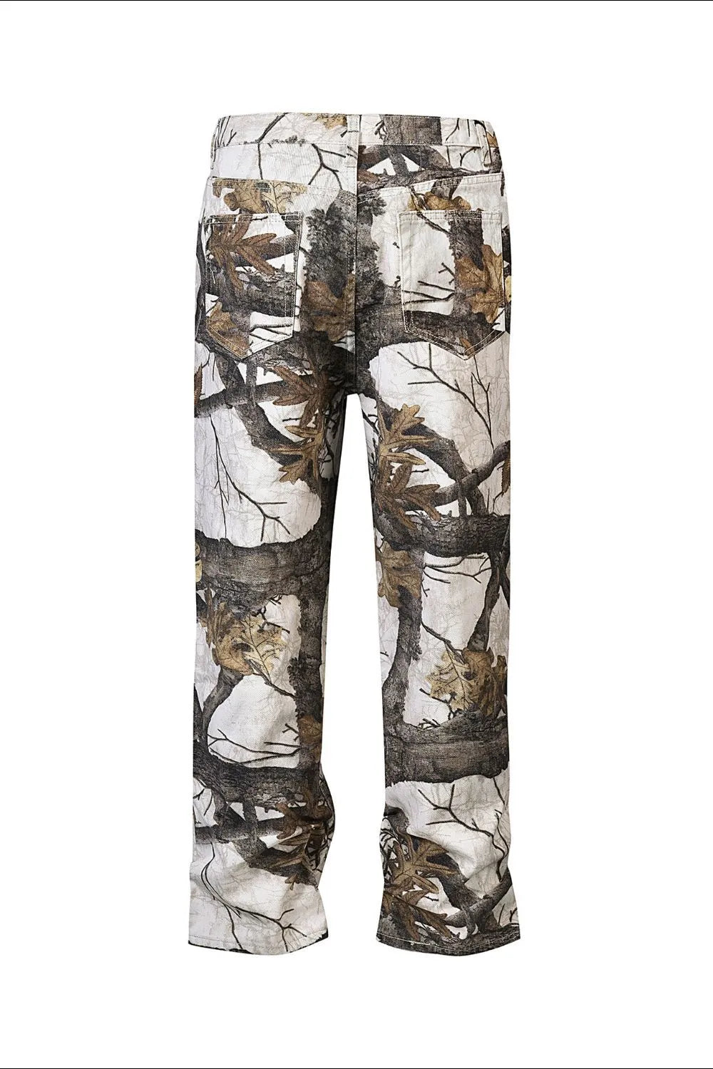 Men's Harajuku Style Printed Straight Leg Jeans
