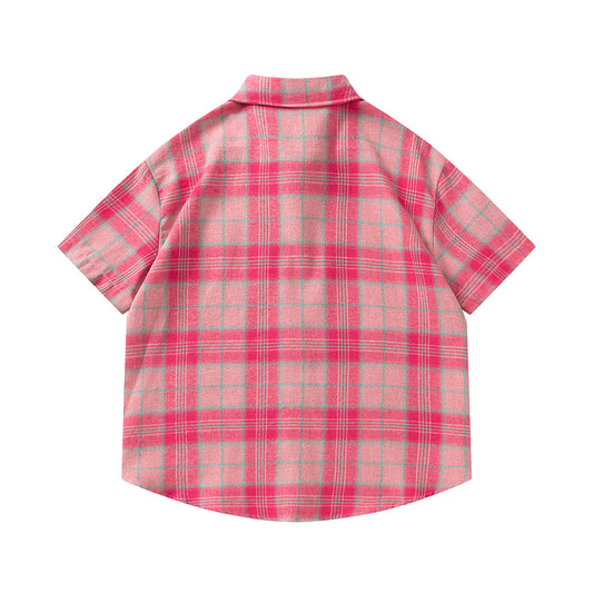 Retro Pocket Casual Blouse - Harajuku Style Unisex Shirt