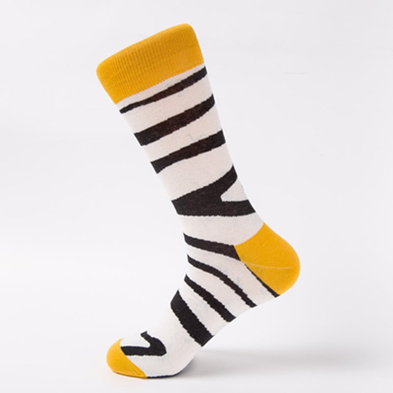 Playful Animal Print Colorful Socks