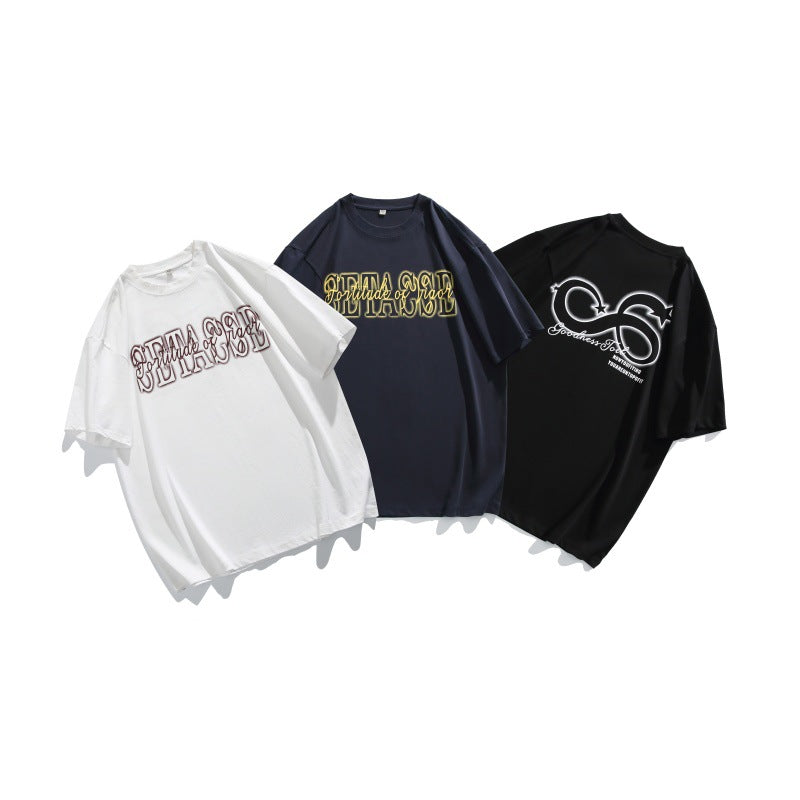 Harajuku Inspired Letter Print Loose Fit T-Shirt