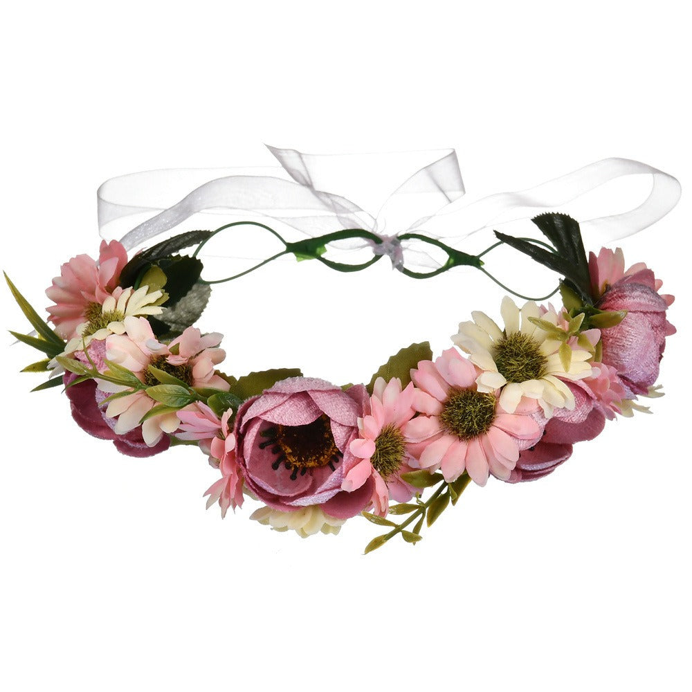 Pearl Velvet Flower Headband