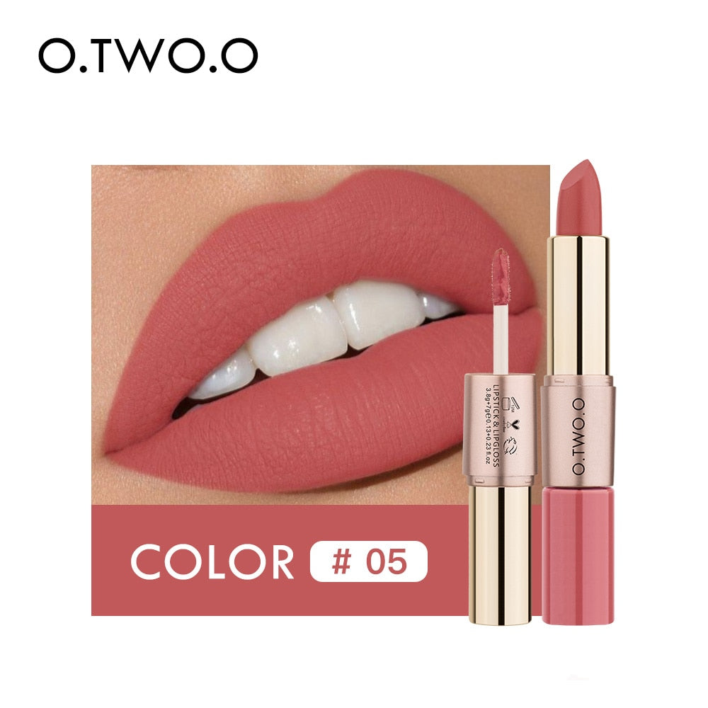 12 Colors Harajuku Style Lipstick & Gloss Set