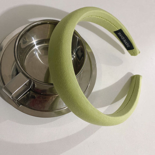 Gentle Cream Color Candy Wide-Brimmed Sponge Headband