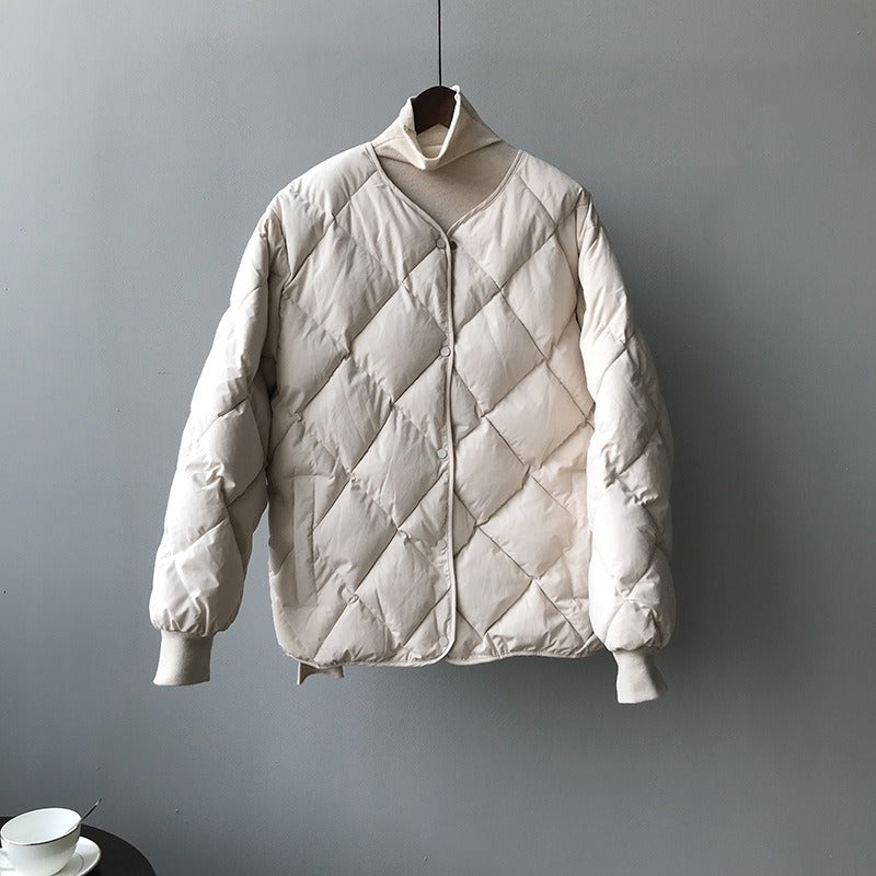 Harajuku Style Warm Cotton Jacket for Women