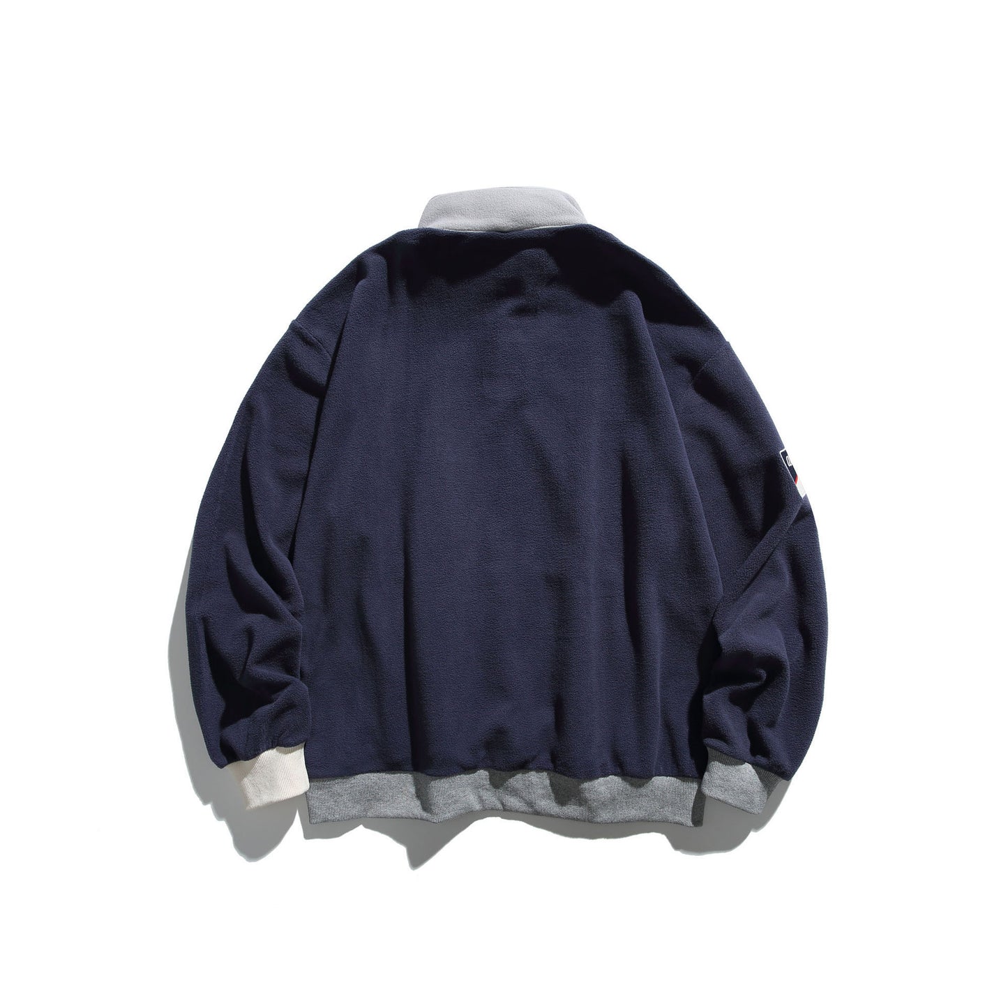 Retro Woven Embroidered Cardigan Sweatshirt