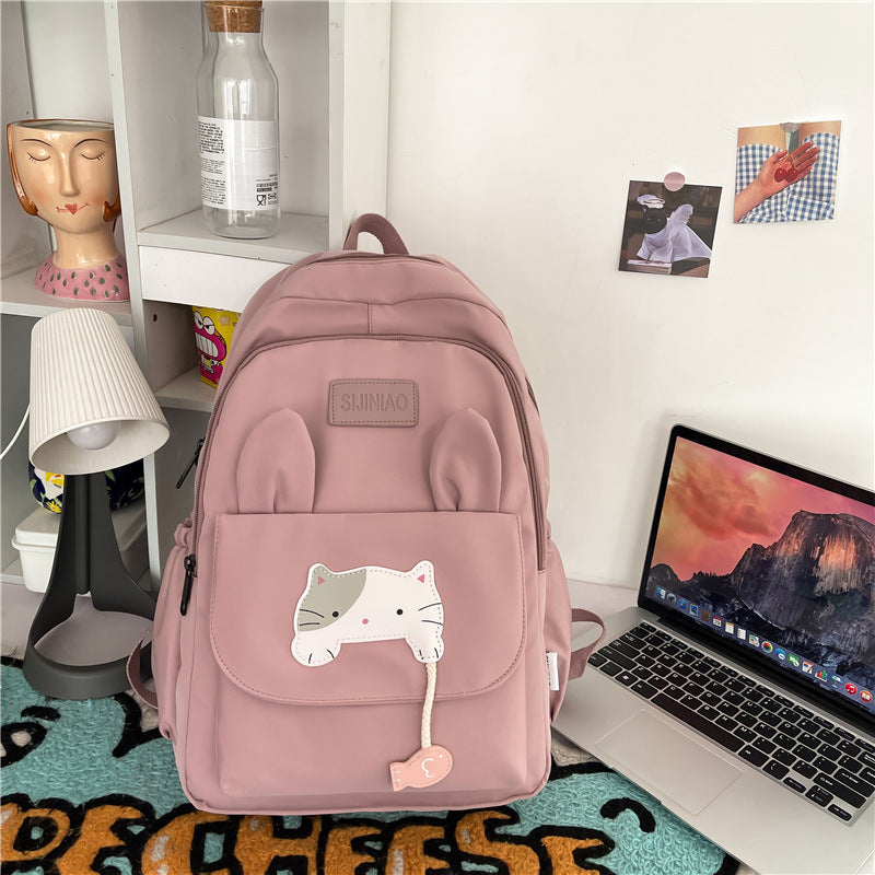 Harajuku Style Junior High Backpack - Vintage Cute Schoolbag