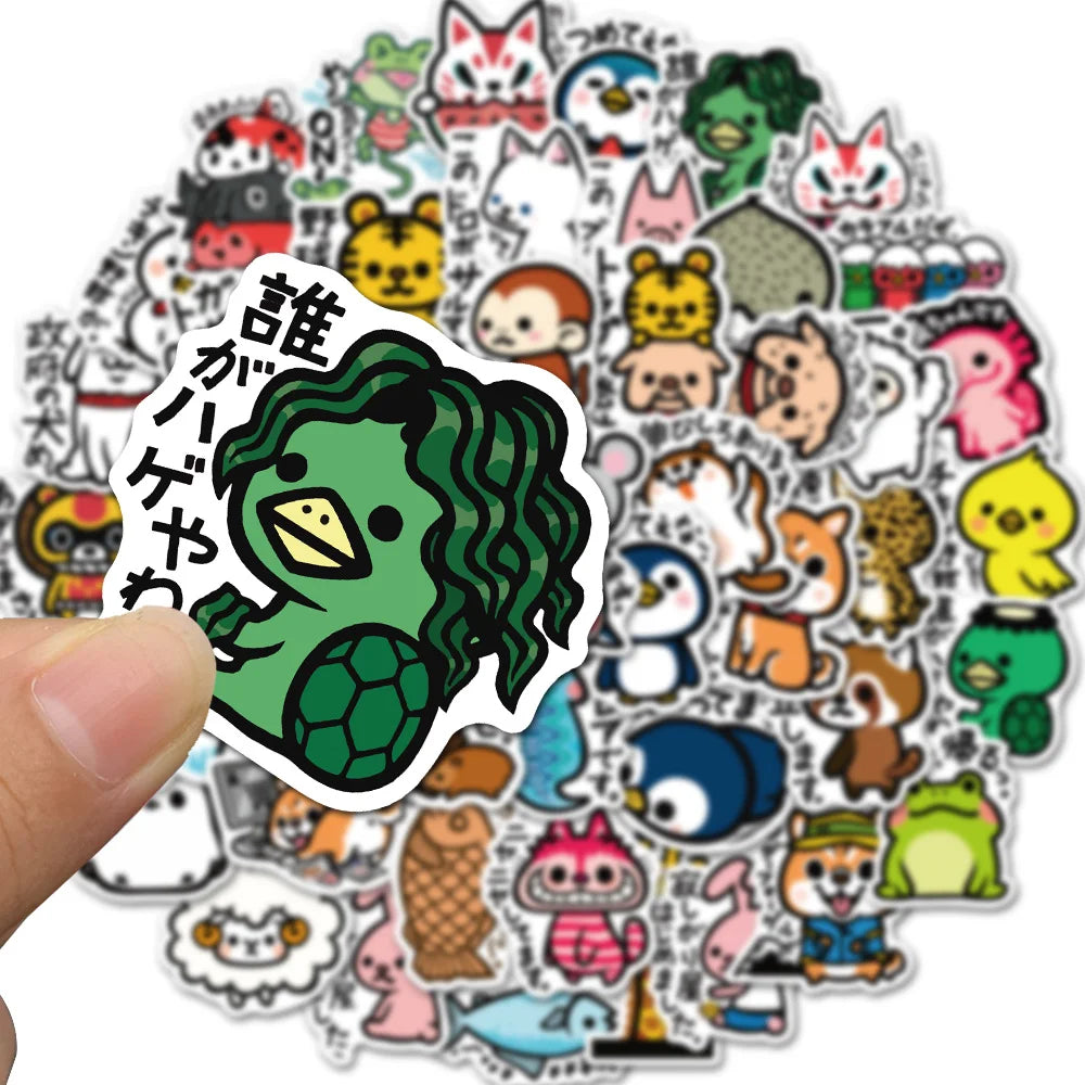 50Pcs Japanese Anime B-SIDE LABEL Stickers