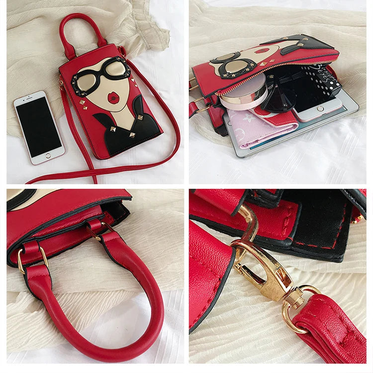 Mini Chain Shoulder Bags - Playful Harajuku Style