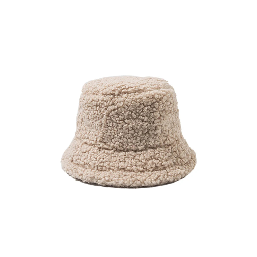 Playful Women's Knit Wool Bucket Hat - Versatile Fisherman Style