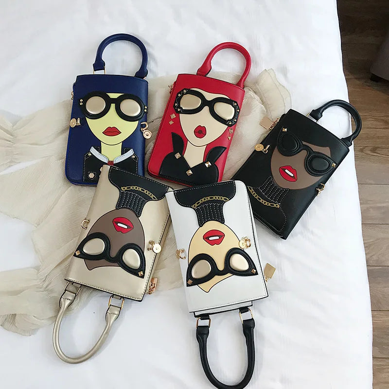 Mini Chain Shoulder Bags - Playful Harajuku Style