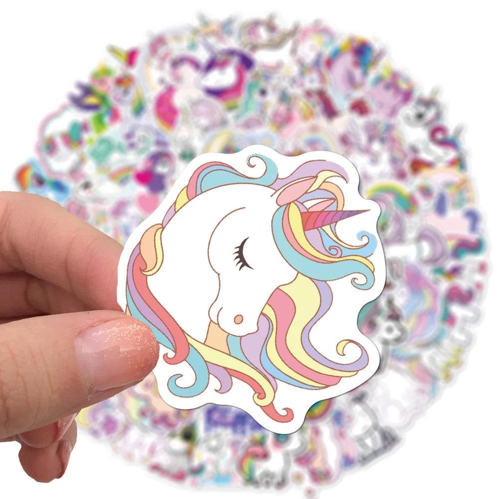 Cute Unicorn Cartoon Stickers Pack