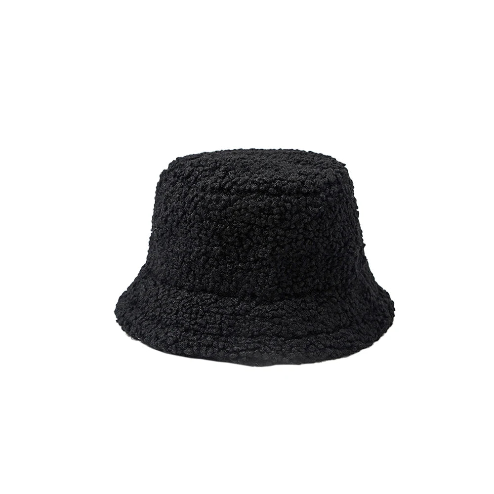 Playful Women's Knit Wool Bucket Hat - Versatile Fisherman Style
