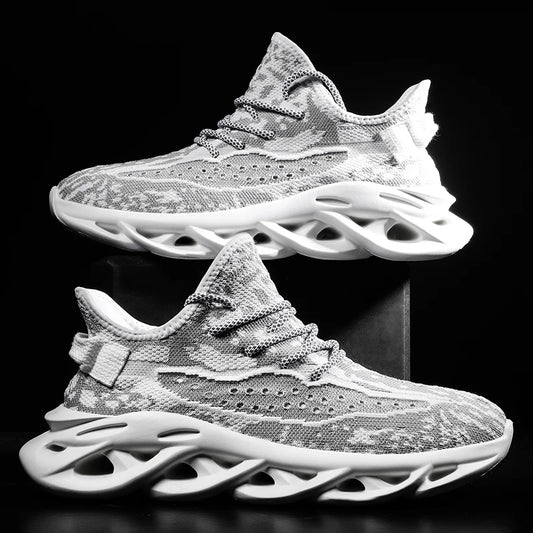 Harajuku Style Breathable Walking Sneakers for Men