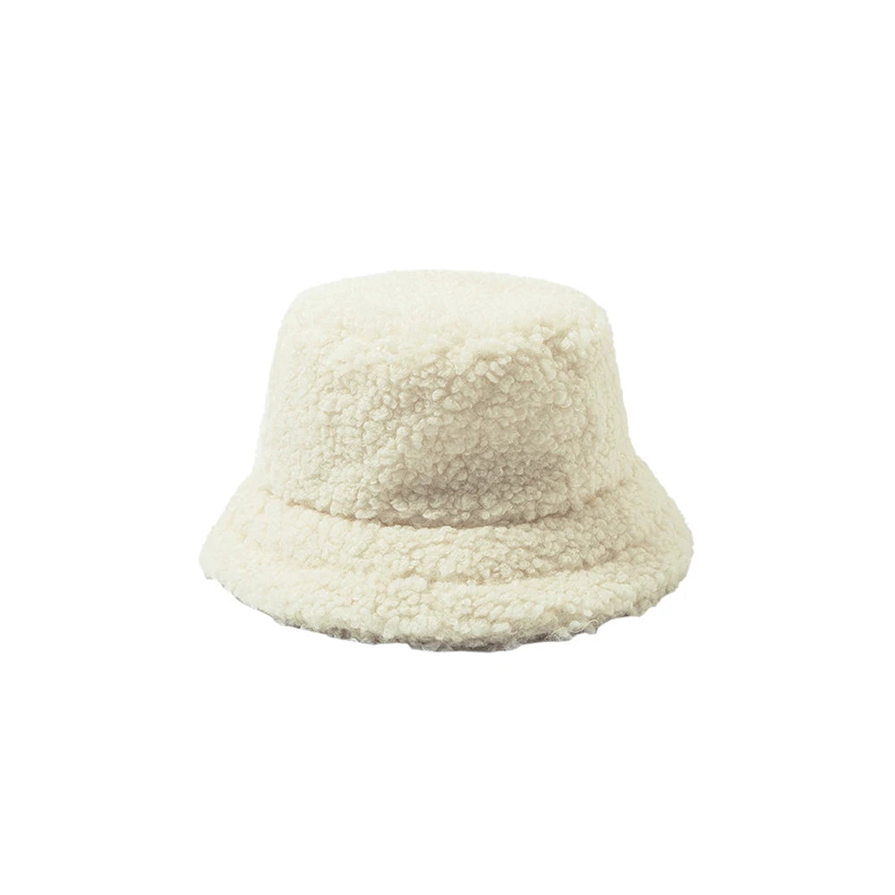 Playful Women's Knit Wool Bucket Hat - Versatile Fisherman Style