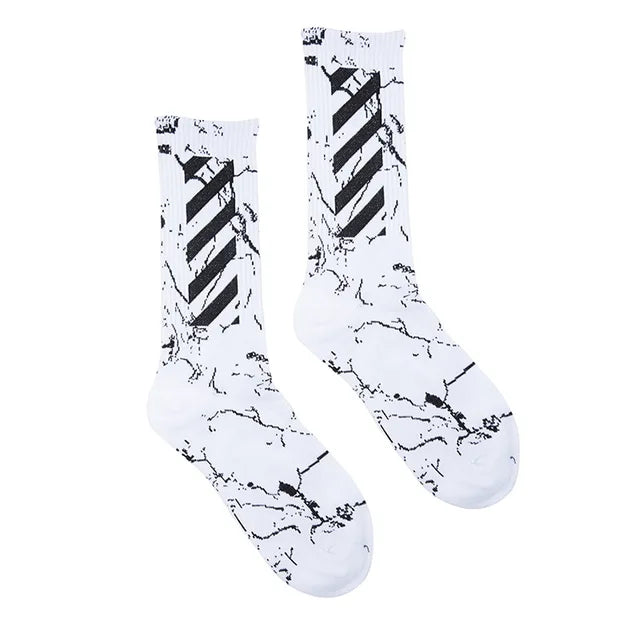Harajuku Men's Crew Cotton Socks - Cool & Funny Skate Style