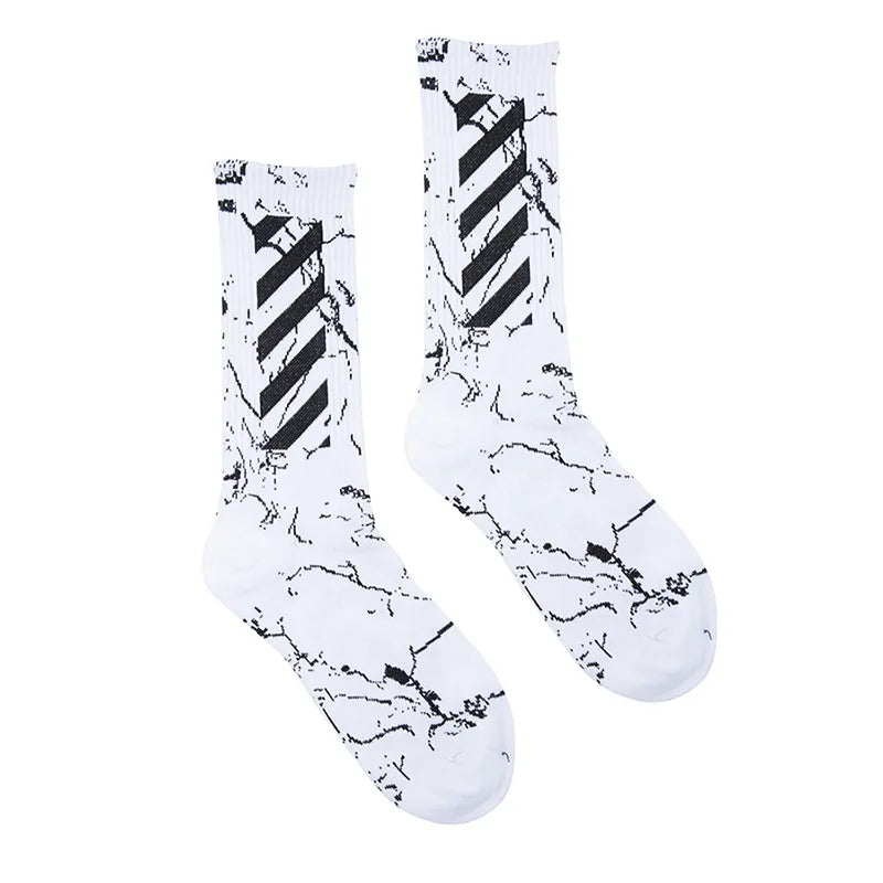 Harajuku Men's Crew Cotton Socks - Cool & Funny Skate Style