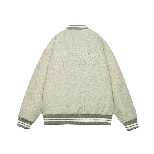 Retro Baseball Collar Down Jacket for Couples - Versatile and Warm Coat