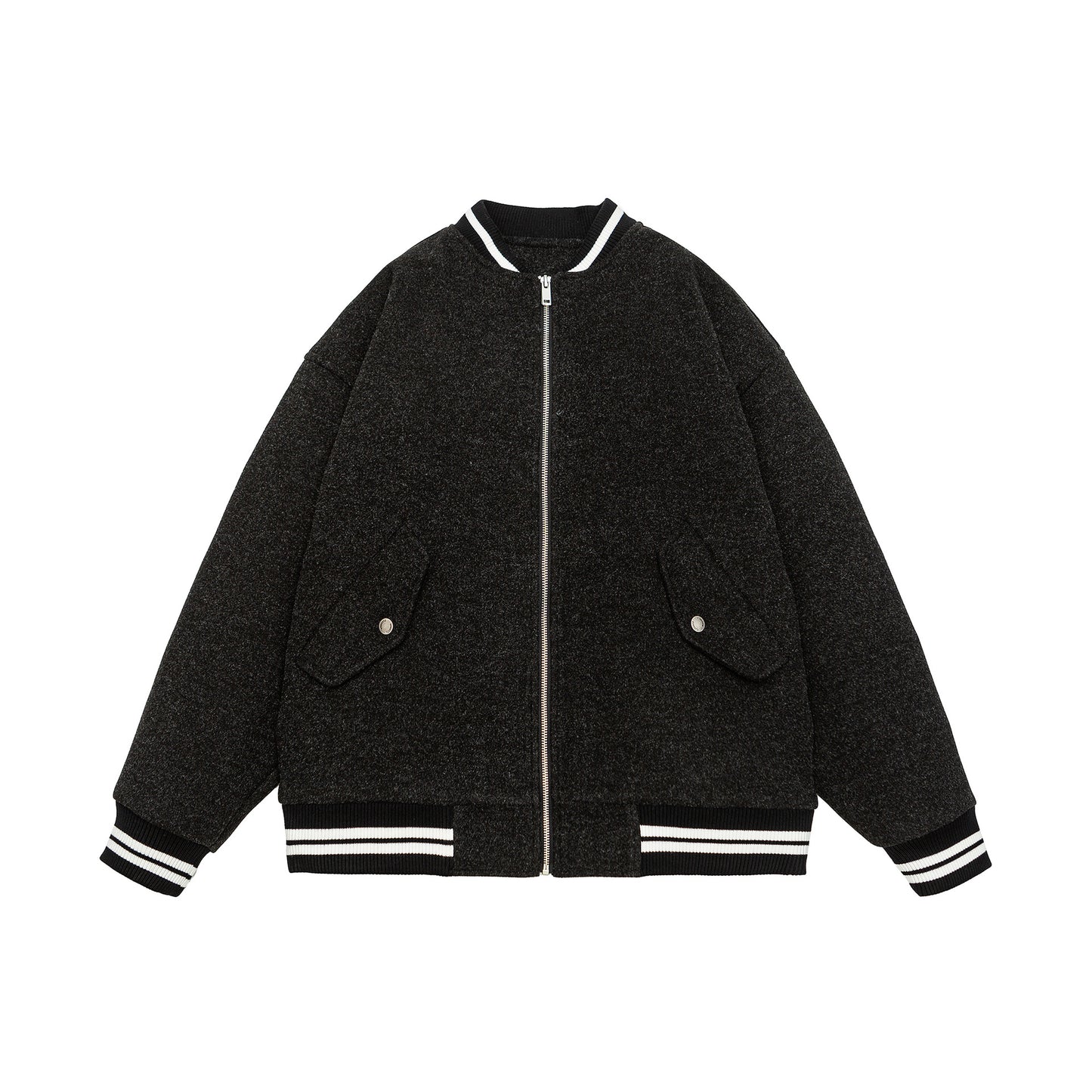 Retro Baseball Collar Down Jacket for Couples - Versatile and Warm Coat