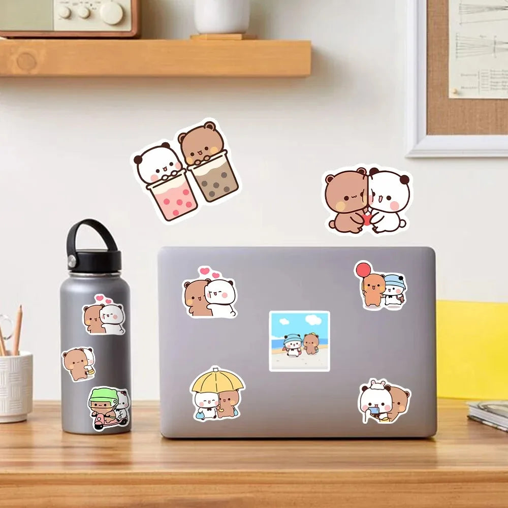 50 Sheets of Cute Panda Stickers